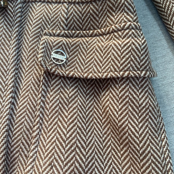 PRICH WOOL COAT chevron pattern - Picture 4 of 14